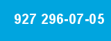 927 296-07-05